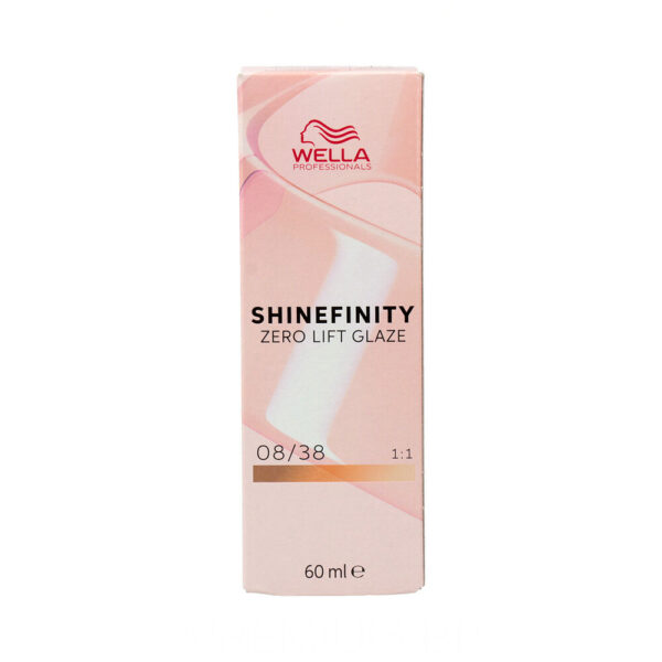 Μόνιμος Χρωματισμός Wella Shinefinity Nº 08/38 (60 ml) - S4259087