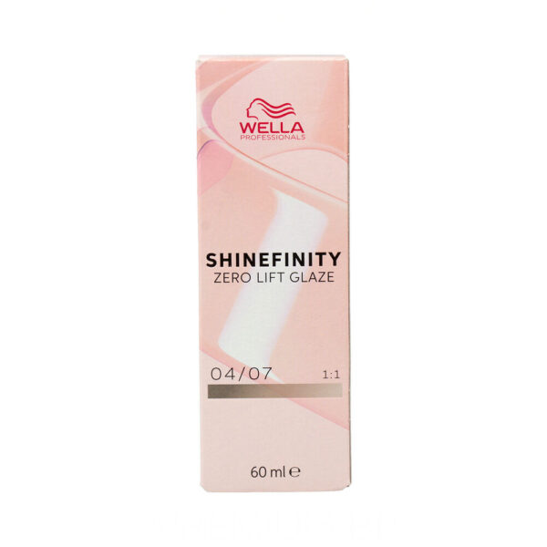 Μόνιμος Χρωματισμός Wella Shinefinity Nº 04/07 (60 ml) - S4259070