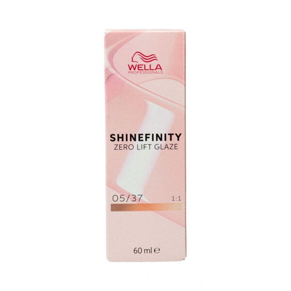 Μόνιμος Χρωματισμός Wella Shinefinity Nº 05/37 (60 ml) - S4259072