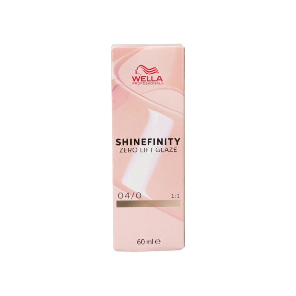 Μόνιμη Βαφή Wella Shinefinity Nº 04/0 60 ml - S4259590