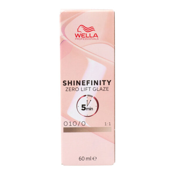 Μόνιμη Βαφή Wella Shinefinity Color Nº 010/0 60 ml - S4261536