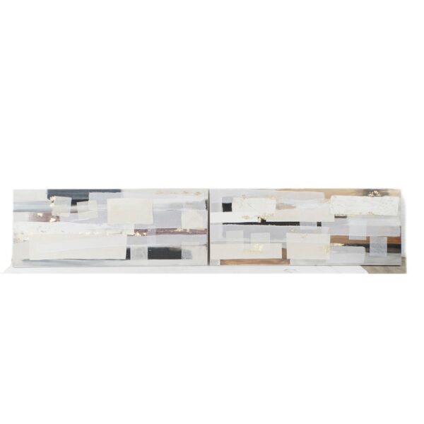 Πίνακας DKD Home Decor Αφηρημένο (150 x 3.5 x 60 cm) (2 pcs) - S3018388