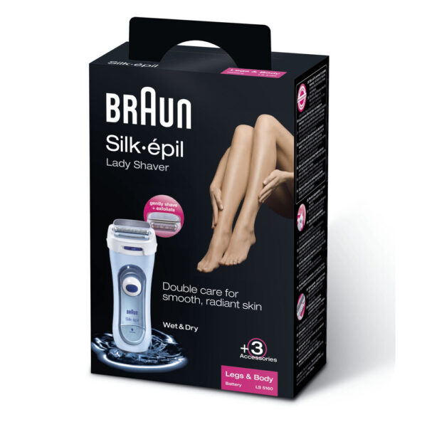 Ηλεκτρική Ξυριστική Μηχανή Braun Silk-épil Lady Shaver Μπλε (Ανακαινισμenα A) - S6502087