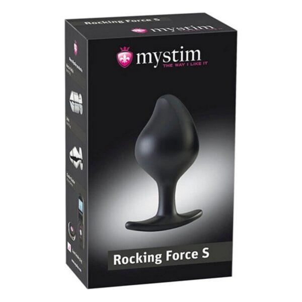 Πρωκτικό Βύσμα Rocking Force Mystim 5 Μαύρο (9,5 cm) - S4002317