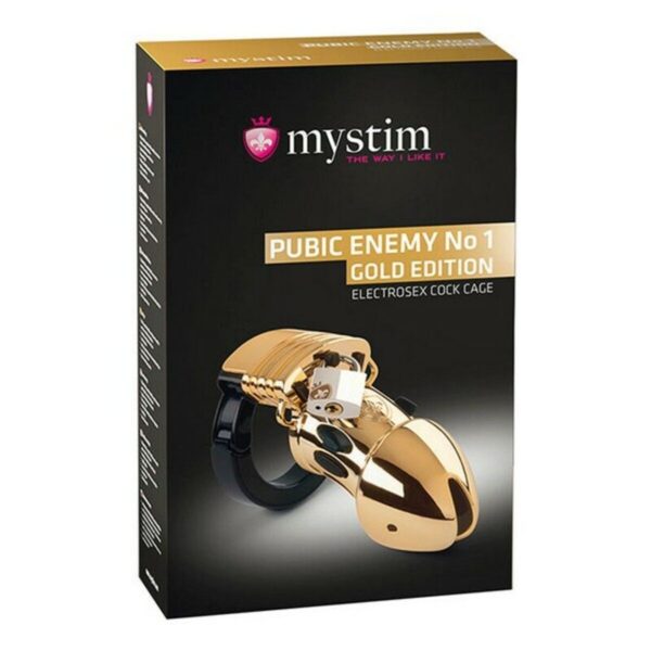 Κλουβί Πέους Pubic Enemy No 1 Gold Edition Mystim 66239 - S4002341