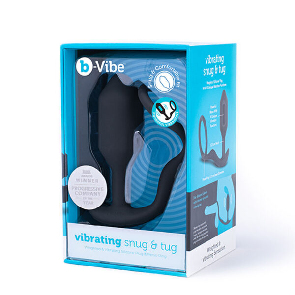 Πρωκτικό Plug B-Vibe Vibrating Snug & Tug M - S9402945