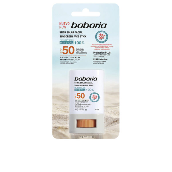 BABARIA SOLAR STICK FACIAL SPF50 20 gr - NVA2490146