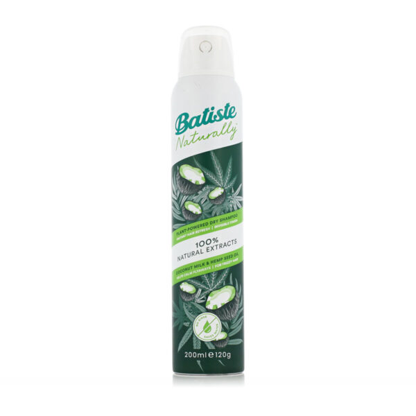 Σαμπουάν για Στεγνά Μαλλιά Batiste Naturally 200 ml Γάλα καρύδας CBD - S8317011