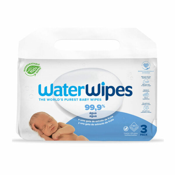 WATERWIPES WATERWIPES baby wipes with 99.9% organic water 180 u - NVA4001486