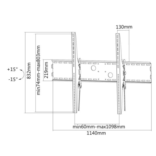 Βάση Τηλεόρασης Neomounts LFD-W2000 - S55024779