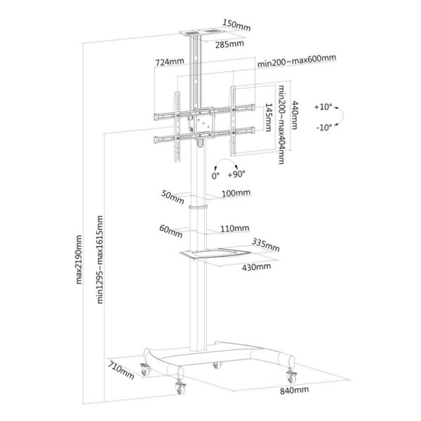 Βάση Τηλεόρασης Neomounts PLASMA-M1900E - S55024919