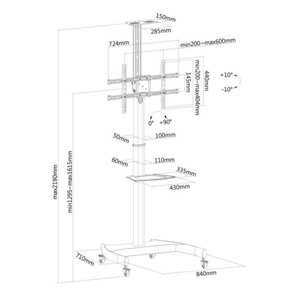 Βάση Τηλεόρασης Neomounts PLASMA-M1900E - S55024919