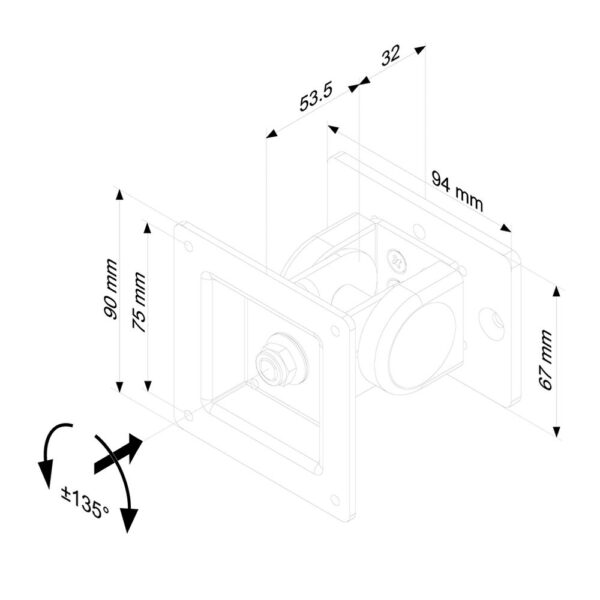 Βάση Τηλεόρασης Neomounts FPMA-DTBW100 - S55024774