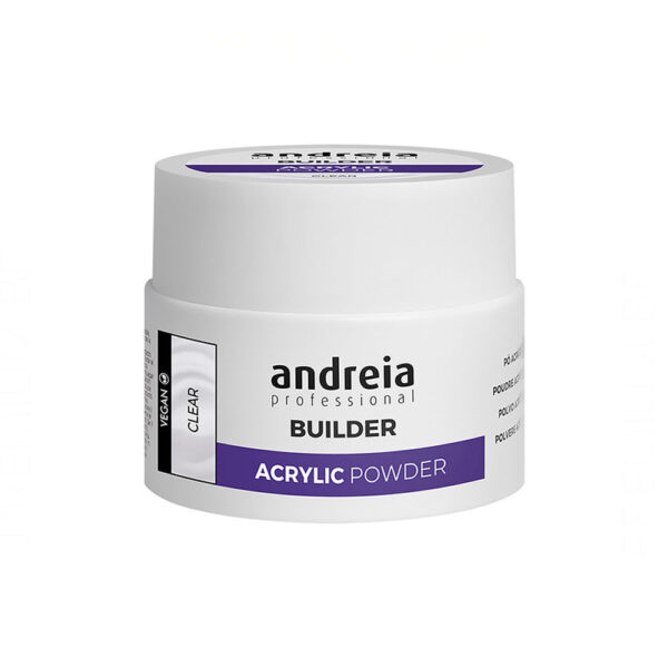 Θεραπεία για τα Nύχια Professional Builder Acrylic Powder Andreia Clear (35 g) - S4257011