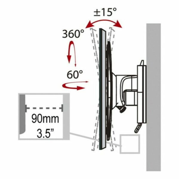 Βάση Τηλεόρασης Haeger Tilt & Swivel 17" - 37" - S7781606