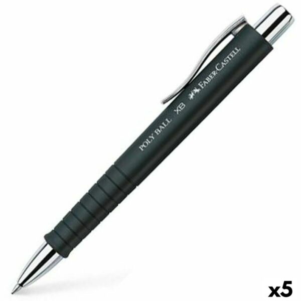 Μολύβι Faber-Castell Poly Ball XB Μαύρο 5 Μονάδες - S8421827