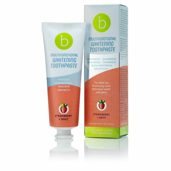 BECONFIDENT MULTIFUNCTIONAL whitening toothpaste #strawberry+mint 75 ml - NVA4167601