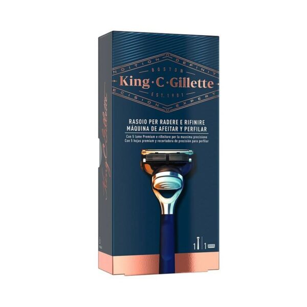 GILLETTE GILLETTE KING shave & edging razor 1 pz - NVA8545261