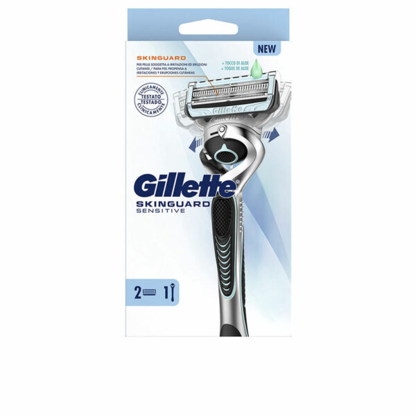 GILLETTE SKINGUARD SENSITIVE machine + 2 spare parts - NVA0614506