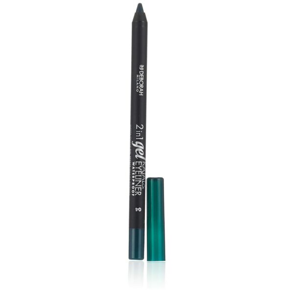 DEBORAH 2 EN 1 GEL KAJAL delineador de ojos WP #4-verde - S4502536