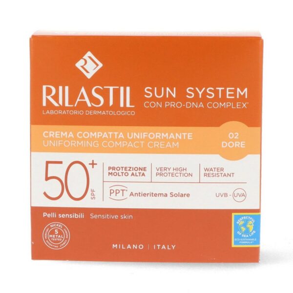 Rilastil Sun System Αντηλιακή Πούδρα Προσώπου SPF50 με Χρώμα 02 Dore 10gr - NVA4859339