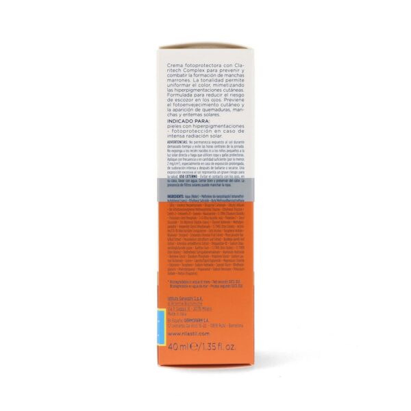 Rilastil D Clar Uniforming Αντηλιακή Κρέμα Προσώπου SPF50 με Χρώμα 40ml - NVA4859490