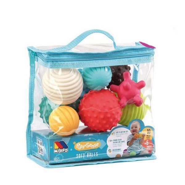 Παιχνίδι Kατασκευή Moltó Play&Sense Soft Balls (ES) (10 pcs) - S2405117