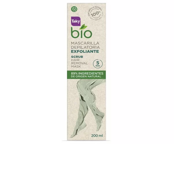 TAKY BIO NATURAL EXFOLIATING hair removal mask 200 ml - NVA4050099