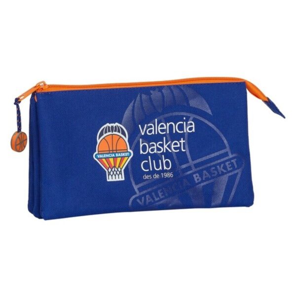 Κασετίνα Valencia Basket Μπλε Πορτοκαλί - S4303389