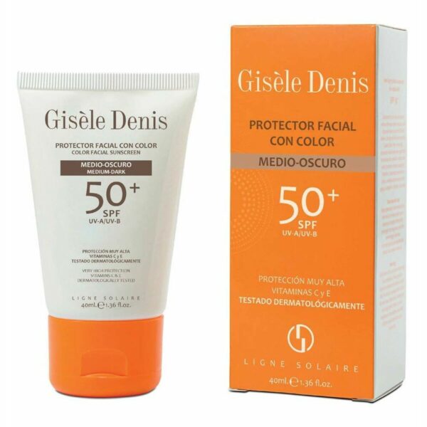 Αντηλιακή Κρέμα Με Χρώμα Gisèle Denis SPF 50+ Medium Dark (40 ml) - S4510154