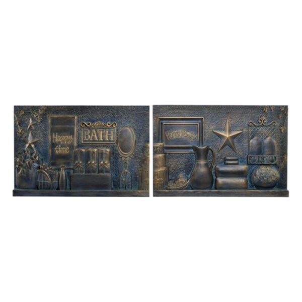 Διακόσμηση τοίχων DKD Home Decor Παραδοσιακά (2 pcs) - S3007612