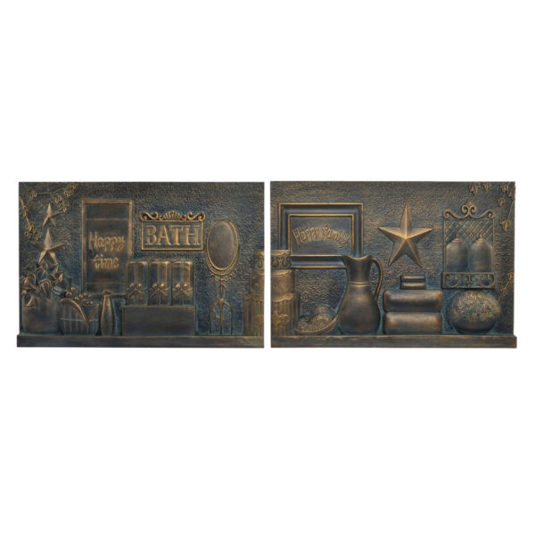 Διακόσμηση τοίχων DKD Home Decor Παραδοσιακά (2 pcs) - S3007612