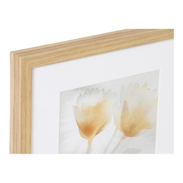 Πίνακας DKD Home Decor S3013510 Drawed Leaf Παραδοσιακά Φύλλο φυτού (33 x 3 x 38 cm) (x2) - S3013510