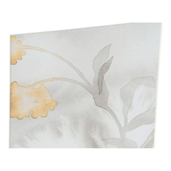 Πίνακας DKD Home Decor S3013510 Drawed Leaf Παραδοσιακά Φύλλο φυτού (33 x 3 x 38 cm) (x2) - S3013510