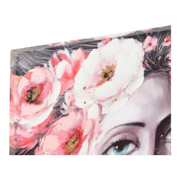 Πίνακας DKD Home Decor Girl Καμβάς Blomster Σύγχρονη (120 x 3 x 80 cm) (x2) - S3013613