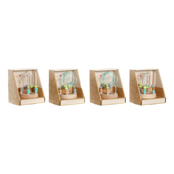 Ξύλινο Παιχνίδι DKD Home Decor Ξύλο (4 pcs) (9 x 9 x 12 cm) - S3014345