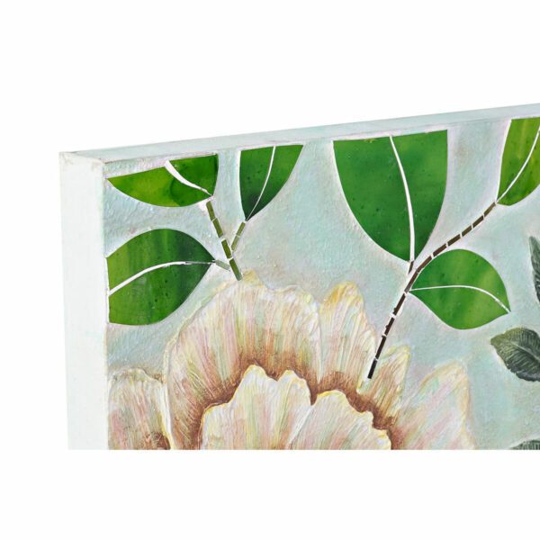 Καμβάς DKD Home Decor Κρυστάλλινο Blomster Καμβάς (80 x 4 x 120 cm) - S3018993