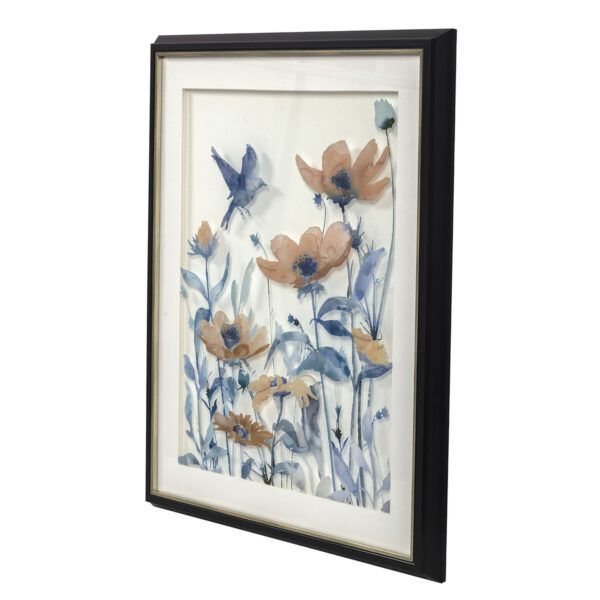 Πίνακας DKD Home Decor Blomster (50 x 2 x 60 cm) - S3018117