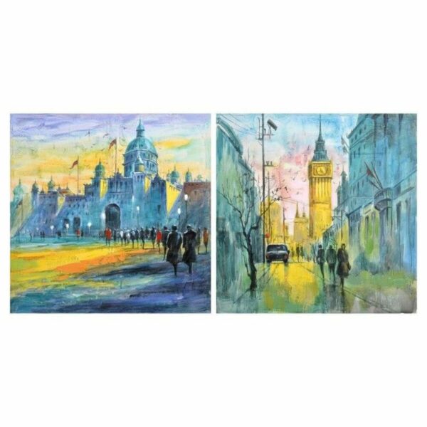 Πίνακας DKD Home Decor (100 x 3 x 100 cm) (2 pcs) - S3018300