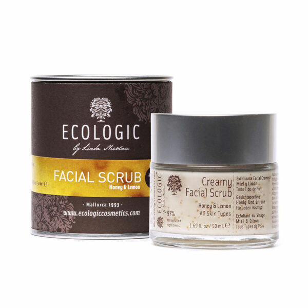 ECOLOGIC COSMETICS FACIAL SCRUB creamy honey & lemon 50 ml - NVA3100187