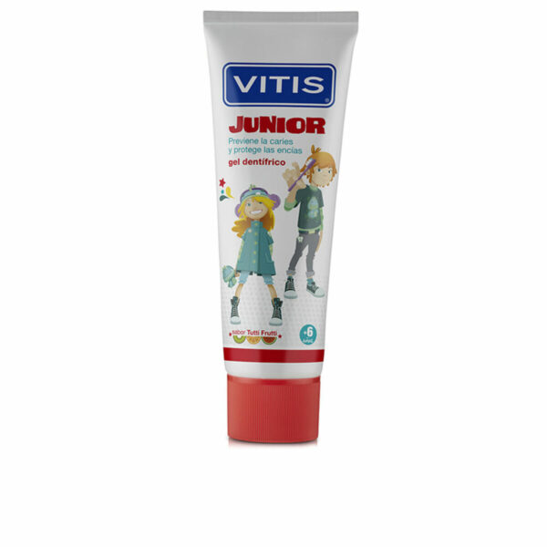 VITIS JUNIOR toothpaste gel with fluoride #Tutti Frutti 75 ml - NVA6047242