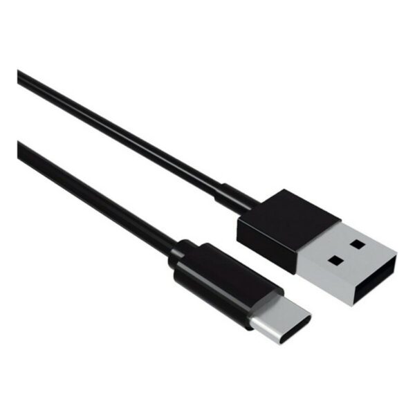 Καλώδιο USB A σε USB C Contact (1 m) Μαύρο - S1903701