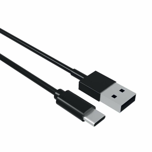 Καλώδιο USB A σε USB C Contact (1 m) Μαύρο - S1903701