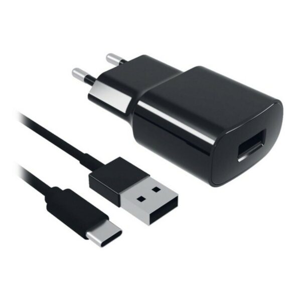 Φορτιστής Τοίχου + Καλώδιο USB C Contact 2A Μαύρο - S1903850