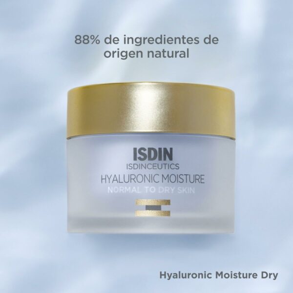 Isdin Isdinceutics Hyaluronic Moisture Normal To Dry Skin Lot 3 Pcs Facial Cream 50 Ml + Cleanser 27 Ml + Eye Contour Cream 4 Ml - NVA0276314