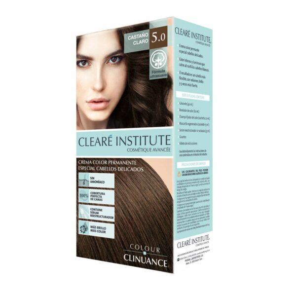 CLEARÉ INSTITUTE COLOUR CLINUANCE cabellos delicados #5.0-castaño claro 1 u - NVA9031147