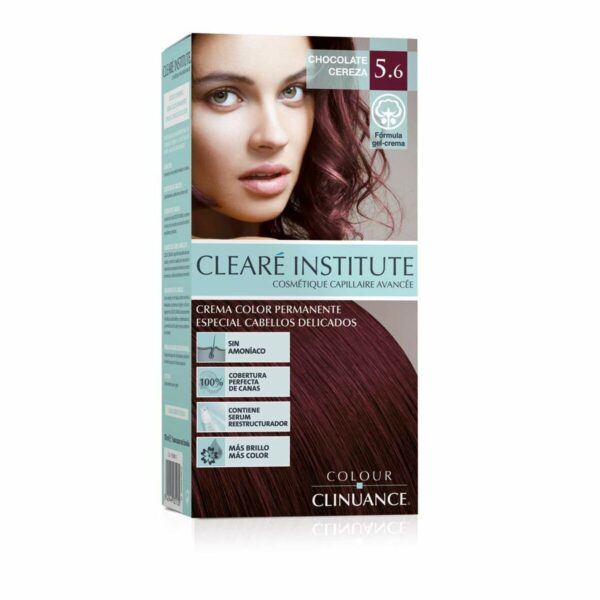 CLEARÉ INSTITUTE COLOUR CLINUANCE cabellos delicados #5.6-chocolate cereza 1 u - NVA9031239