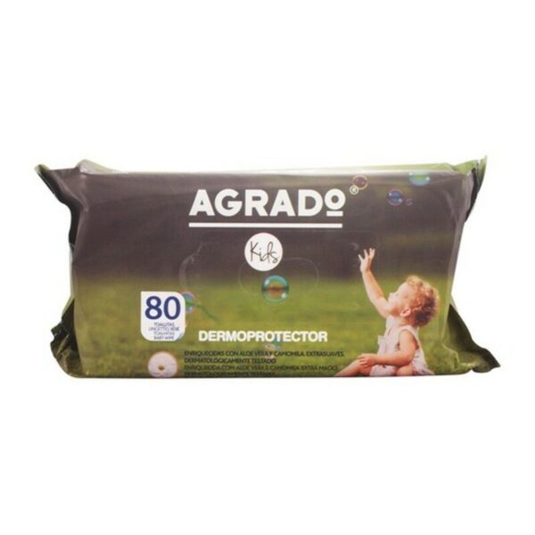 TRAGONCETE DERMOPROTECTOR toallitas húmedas infantiles 80 uds - S4500188