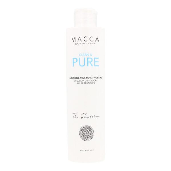 Macca Γαλάκτωμα Καθαρισμού Clean & Pure Macca για Ευαίσθητες Επιδερμίδες 200ml - NVA2410036