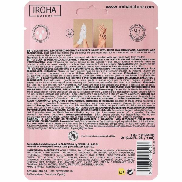 Iroha Nature Age Defying Μάσκα Αντιγήρανσης για Χέρια 9ml - NVA6436131